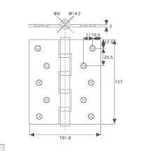 【德國【NKE】奈肯合頁不銹鋼合頁高檔盒頁軸承盒頁砂光不銹鋼】價(jià)格,廠家,圖片,其他家具櫥柜五金,上海奈肯門控科技-